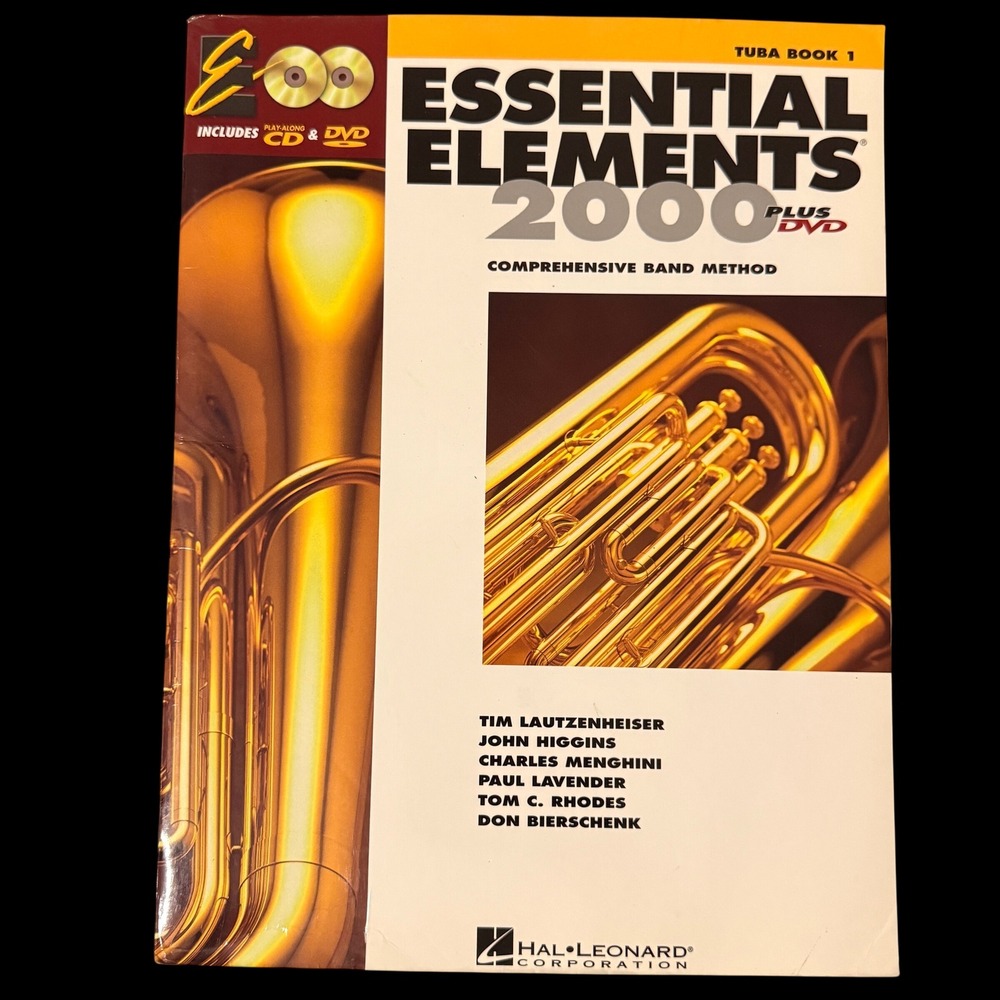 Essential Elements 2000 Tuba Book 1 Comprehensive Band Method CD DVD Hal Leonard